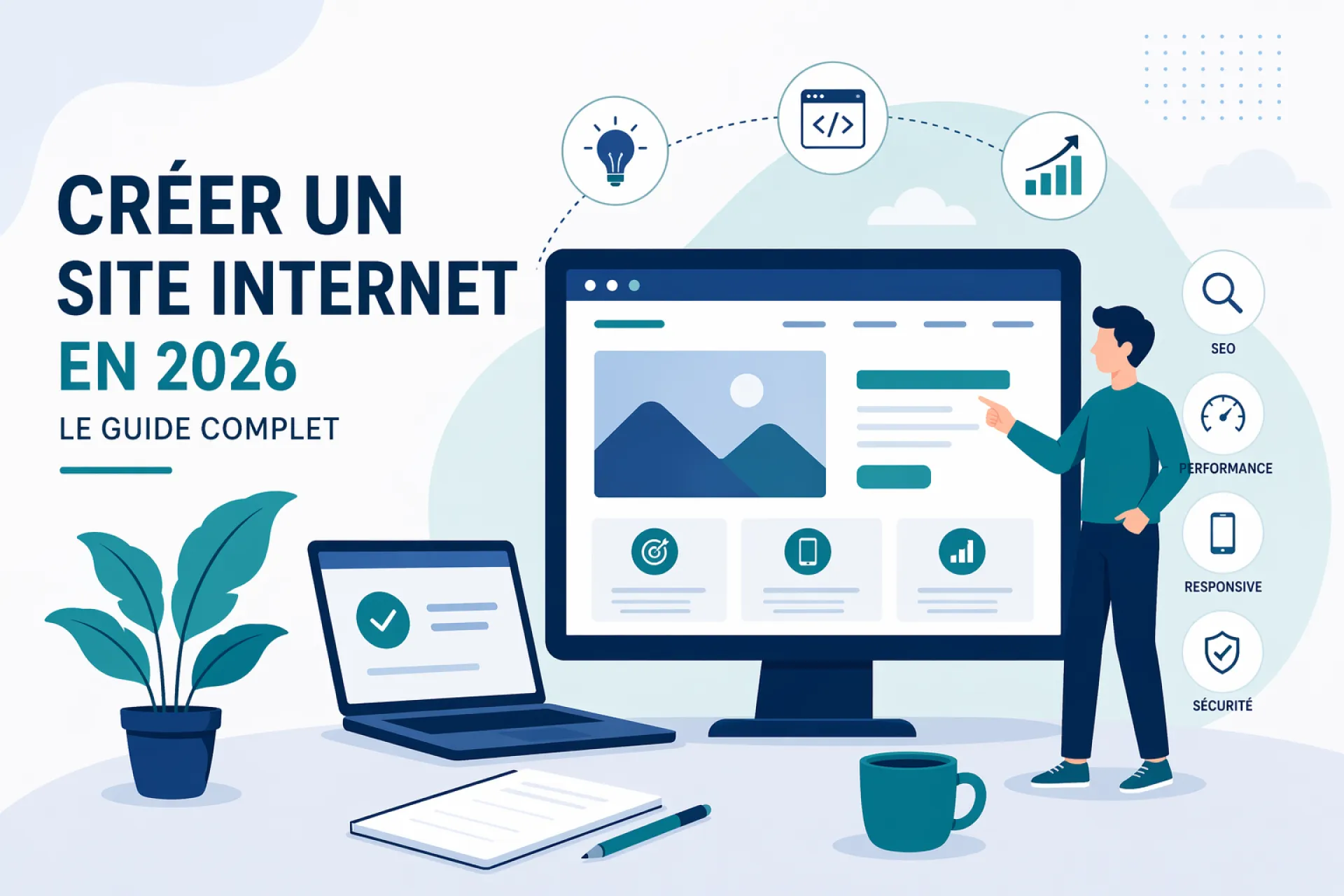 Créer un site internet en 2026 : guide complet